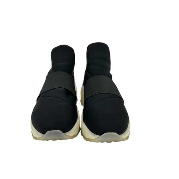 J/Slides Manic Sneakers Womens Size 8.5 Black Soft Lycra Elastic Band Comfort - Picture 5 of 10